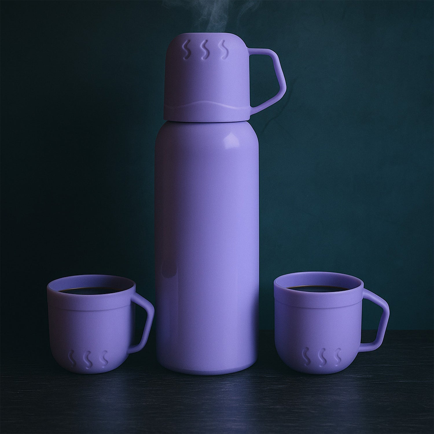 Double Wall Vacuum Flask Set Double Wall Vacuum Flask Set